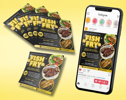 Restaurant Flyer
Seafood
Crispy Fish
Tilapia
Catfish
Cream Dory
Beer Battered
Cajun
Lemon Butter
Food Event
Party Flyer
Restaurant Promotion
Takeout Flyer
Delivery Flyer
Social Media Template
Printable Flyer
Fish Fry Flyer
Seafood Event
Restaurant Template
Food Promotion
Crispy Golden Fish
Tilapia Catfish Fry
Beer Battered Fish
Cajun Seafood
Lemon Butter Dory
Food Festival Flyer
Party Invitation
Restaurant Marketing
Takeout Menu Design
Event Announcement
Fish and Chips
Summer Food Event