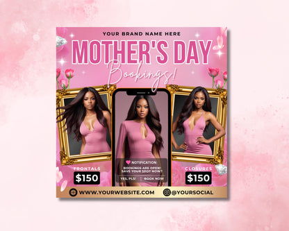 Mothers Day
Booking
Special Offer
Sale
Hair
Braids
Wigs
Frontals
Closures
Faux Locs
Goddess Locs
Jumbo Braids
Knotless Braids
Beauty
Salon
Hair Salon
Promotion
Discount
Giveaway
Contest
May
Feminine
Pink
Floral
Template
Flyer
Social Media
Advertising
Marketing
Braiding Flyer
Wig Flyer
Frontal Flyer
Closure Flyer
Faux Locs Flyer
Goddess Locs Flyer
Jumbo Braids Flyer
Knotless Braids Flyer
Hair Extension Flyer
Hair Appointment Flyer