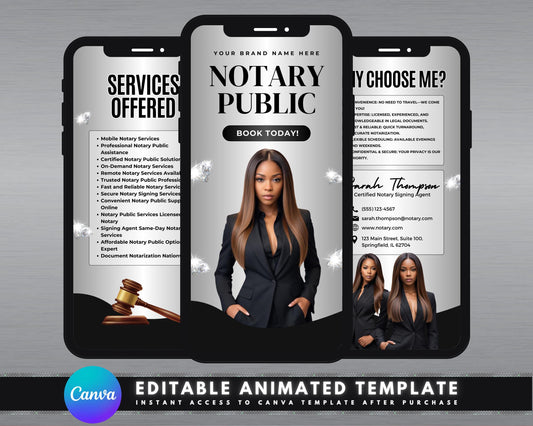 Notary Public
Notary Signing Agent
Legal Services
Business Story
Instagram Story
Social Media Story
Animated Story
Vertical Ad
Mobile Ad
Template
Editable Text
Shareable
Specific Services
Mobile Notary Services
Notary Public Assistance
Notary Public Solutions
Notary Services Available
Notary Public Professionals
Fast and Reliable Notary Services
Secure Notary Signing Services
Notary Public Services Licensed Notary
Signing Agent Same-Day Notary Services
Affordable Notary Public Options Expert