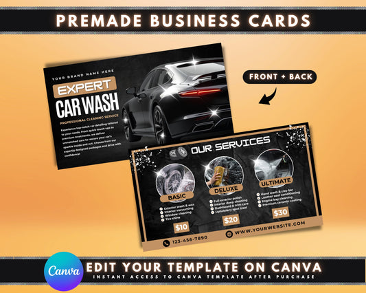 Car Wash
Car Detailing
Auto Detailing
Vehicle Cleaning
Professional Car Wash
Car Cleaning Service
Auto Care
Service Flyer
Business Card
Marketing Material
Template
Editable
Print Ready
Exterior Wash & Wax
Interior Vacuuming
Window Cleaning
Tire Shine
Full Exterior Polish
Interior Deep Cleaning
Dashboard & Trim Care
Upholstery Spot Treat
Hand Wash & Clay Bar
Leather Seat Conditioning
Engine Bay Cleaning
Premium Ceramic Coating
Clean Car
Shiny Car
Car Wheels
Washing Car
Polishing Car
Modern Design