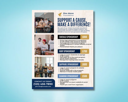 Fundraising
Scholarship
Education
Donation
Support a Cause
Make a Difference
Sponsorship
Event
Foundation
Underprivileged Students
VIP Tickets
Advertisement
Logo Placement
Program Ad
Social Media
Recognition
Thank You
Nonprofit
Giving
Community
