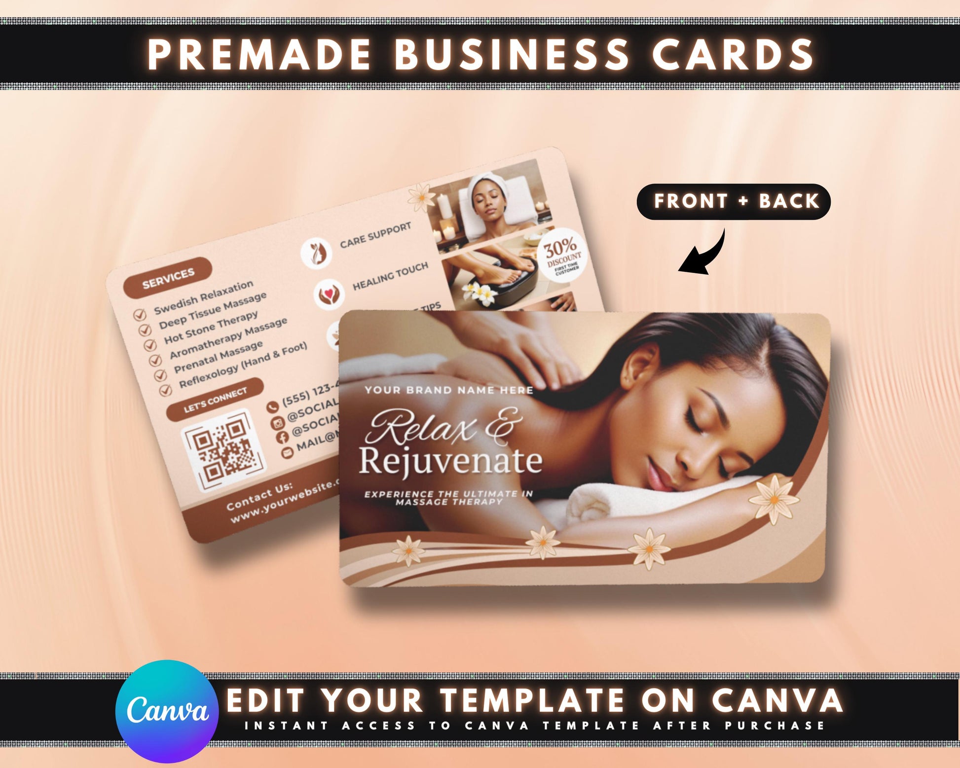 Spa business card
Massage therapy
Business card template
Editable template
Canva template
Beauty salon
Esthetician card
Wellness business
Holistic therapy
Aromatherapy
Swedish massage
Hot stone massage
Prenatal massage
Reflexology card
Beauty therapist
Salon marketing
Small business
Printable card
Instant download
Digital download
Customizable card
Relaxation card
Rejuvenate card
Bodywork card