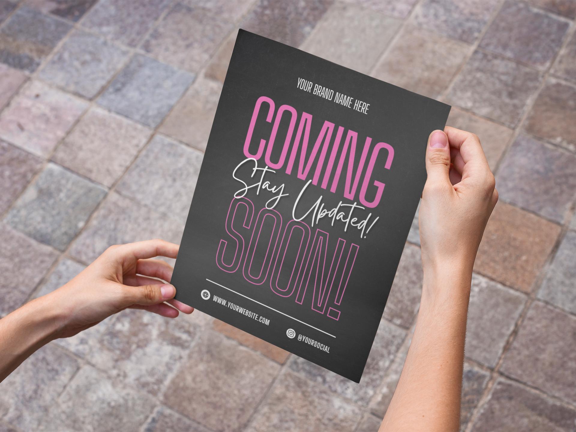 Coming Soon
Grand Opening
New Business
Product Launch
Business Marketing
Small Business
Digital Download
Editable Template
Social Media Kit
Instagram Post
Facebook Post
Sale Announcement
Shop Update
Event Announcement
Pink Black Flyer
Modern Design
Brand Marketing
Instant Download
Canva Template
Coming Soon flyer
Grand opening template
Business launch marketing
Editable coming soon poster
Social media coming soon
Instagram coming soon
Facebook coming soon
Pink and black design