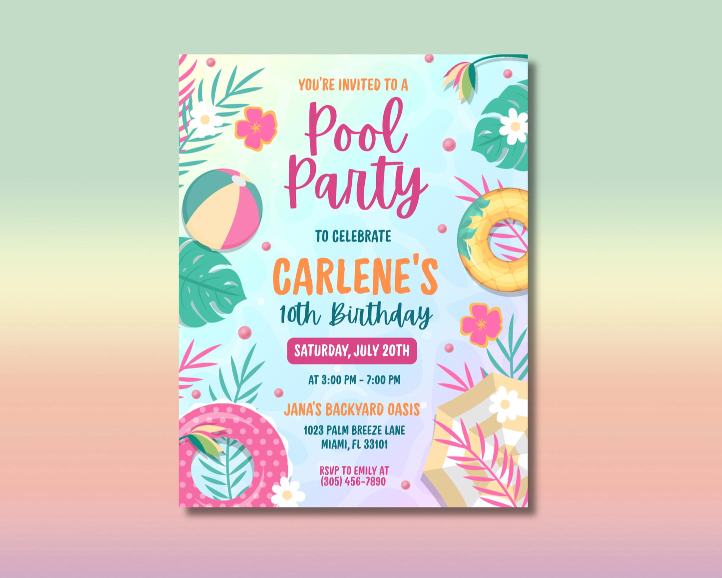 pool party invite
birthday invitation
summer party
kids birthday
digital download
editable template
corjl template (if applicable)
pool party evite
printable invite
tropical party
beach party
water party
swim party
customizable invite
instant download
girls birthday
boys birthday
10th birthday
childrens party
bright colors
summer fun
backyard party
pool party invitation
editable pool party invite
summer birthday invitation
kids pool party template
digital pool party invite
printable pool party