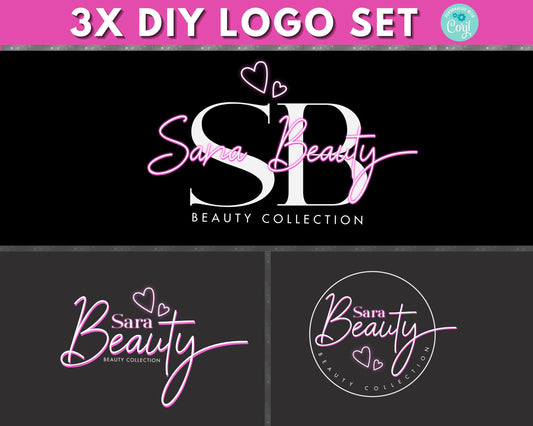 Minimalist
Versatile logo
Wordmark logo
Circle logo
Hair salons
Makeup artists
Skincare brands
Boutiques
Nail technicians
Spa owners
Entrepreneurs
Small business startups
Beauty logo set
DIY logo template
Editable beauty logo
Salon logo design
Skincare brand logo
Hair stylist logo
Boutique logo
Customizable beauty logo
Aesthetician logo design
MUA logo kit
Pink and black logo
Feminine business logo
Modern beauty brand identity
Small business logo creator
Digital branding pack