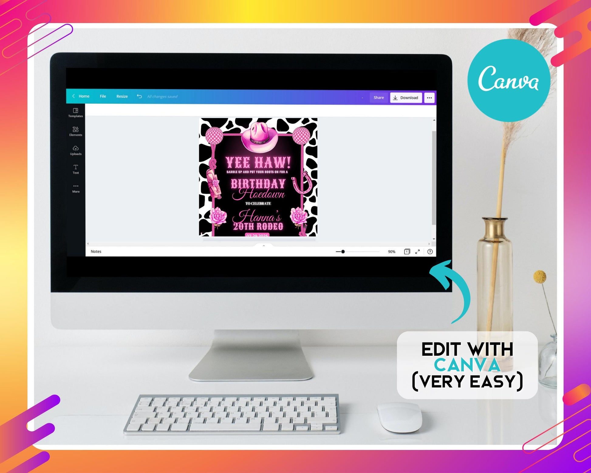 Pink Hoedown
Western Party
Cowgirl Party
Birthday Invitation
Rodeo Party
Barn Dance
Digital Download
Editable Template
Printable Invite
Adult Birthday
20th Birthday (specific to example)
Yee Haw
Saddle Up
Boots On
Rustic Party
Country Party
Girls Birthday
Custom Invitation
Instant Download
Black Pink
Party Flyer