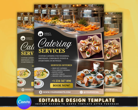 Catering flyer
Catering template
Catering services
Business flyer
Event planner
Wedding catering
Birthday catering
Corporate event
Food service
Private chef
Marketing material
Small business
Editable template
Canva template
Instant download
Digital download
Business marketing
Promotional flyer
Food business
Restaurant flyer
Event promotion
Custom catering
Party planning
Food industry
Business branding