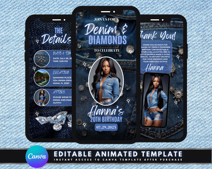 Animated Invite
Video Invitation
Digital Invitation
Denim & Diamonds
Birthday Invitation
Glam Party
Elegant Party
Evite Template
Mobile Invitation
Text Message Invite
Diamond Theme
Instant Download
20th Birthday
Video Evite
Party Invitation
Unique Invite
Animated Invite
Video Invitation
Digital Invitation
Denim & Diamonds
Birthday Invitation
Glam Party
Milestone Birthday
Diamond Theme
Instant Download
Elegant Party
Blue Birthday
Party Video
Unique Invite
Special Occasion
