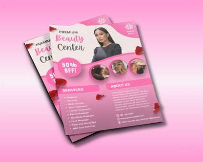 Beauty Flyer
Salon Flyer
Spa Flyer
Beauty Salon
Spa Services
Facial Offer
Massage Flyer
Waxing Flyer
Nail Care
Body Scrub
Spa Treatment
Aesthetician
Canva Template
Digital Flyer
Printable Flyer
Salon Marketing
Beauty Business
Price List
Service Menu
Small Business
Promotional
Beauty Deals
50% Off Flyer
Beauty Center