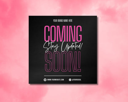 Coming Soon
Grand Opening
New Business
Product Launch
Business Marketing
Small Business
Digital Download
Editable Template
Social Media Kit
Instagram Post
Facebook Post
Sale Announcement
Shop Update
Event Announcement
Pink Black Flyer
Modern Design
Brand Marketing
Instant Download
Canva Template
Coming Soon flyer
Grand opening template
Business launch marketing
Editable coming soon poster
Social media coming soon
Instagram coming soon
Facebook coming soon
Pink and black design