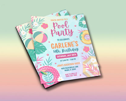 Pool Party Invite
Birthday Invitation
Summer Party
Kids Birthday
Digital Download
Editable Template
Corjl Template (if applicable)
Pool Party Evite
Printable Invite
Tropical Party
Beach Party
Water Party
Swim Party
Customizable Invite
Instant Download
Girls Birthday
Boys Birthday
10th Birthday
Childrens Party
Bright Colors
Summer Fun
Backyard Party
Pool party invitation
Editable pool party invite
Summer birthday invitation
Kids pool party template
Digital pool party invite
Printable pool party