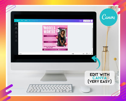 Models Wanted Flyer
Editable Canva Flyer
Hair Model Flyer
Influencer Casting Call
Beauty Model Call
Social Media Promo
Salon Recruitment Flyer
Makeup Artist Flyer
Model Search Poster
Pink Casting Flyer
Canva Marketing Flyer
Beauty Business Flyer
Template for Salons