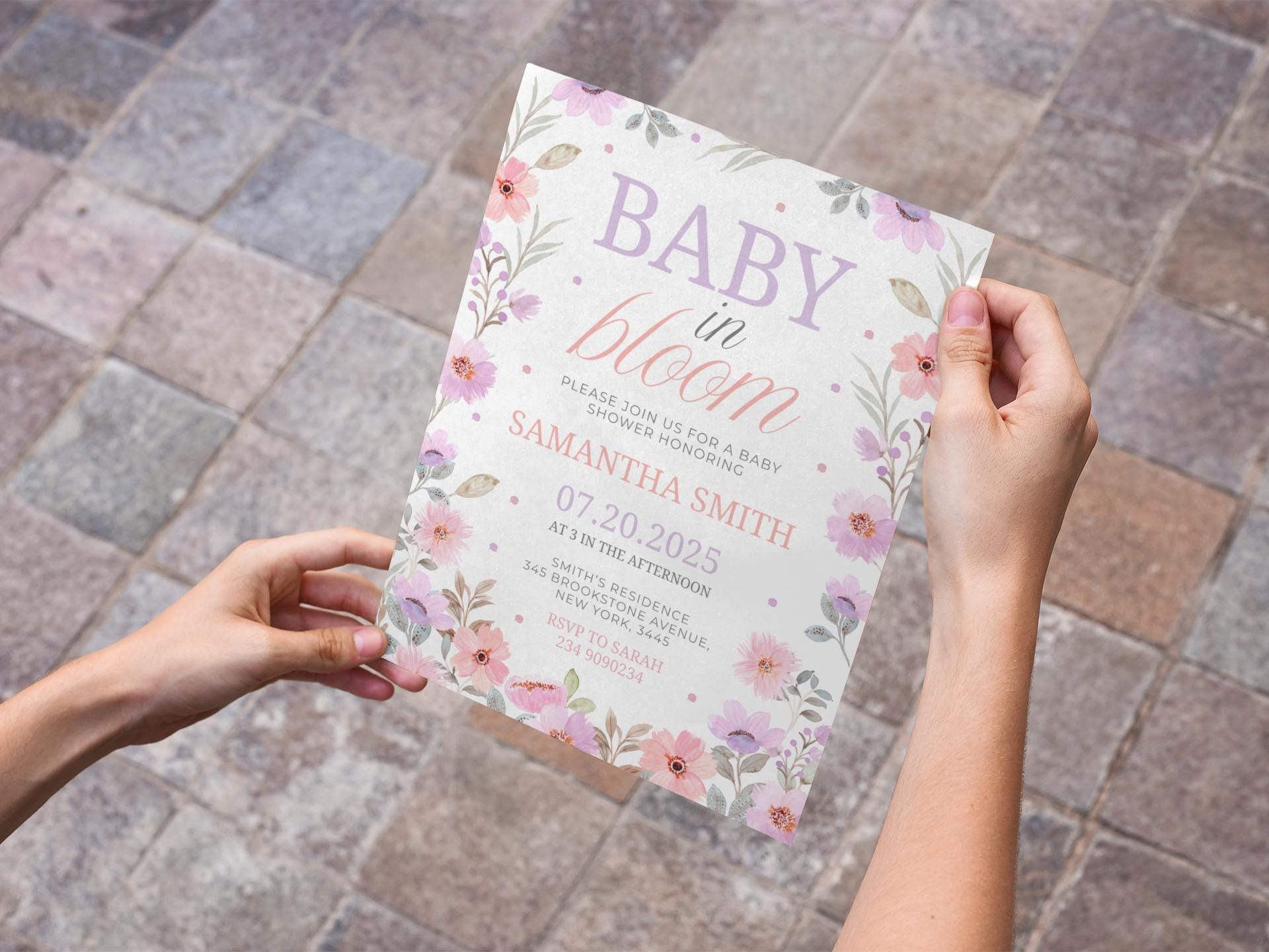 Baby in Bloom
Baby Shower
Baby Shower Invite
Floral Baby Shower
Girl Baby Shower
Pink Purple Shower
Editable Invite
Canva Template
Printable Invite
Digital Invite
Spring Shower
Gender Neutral
Floral Invite
Boho Baby Shower
New Baby
Baby Girl
Baby Boy