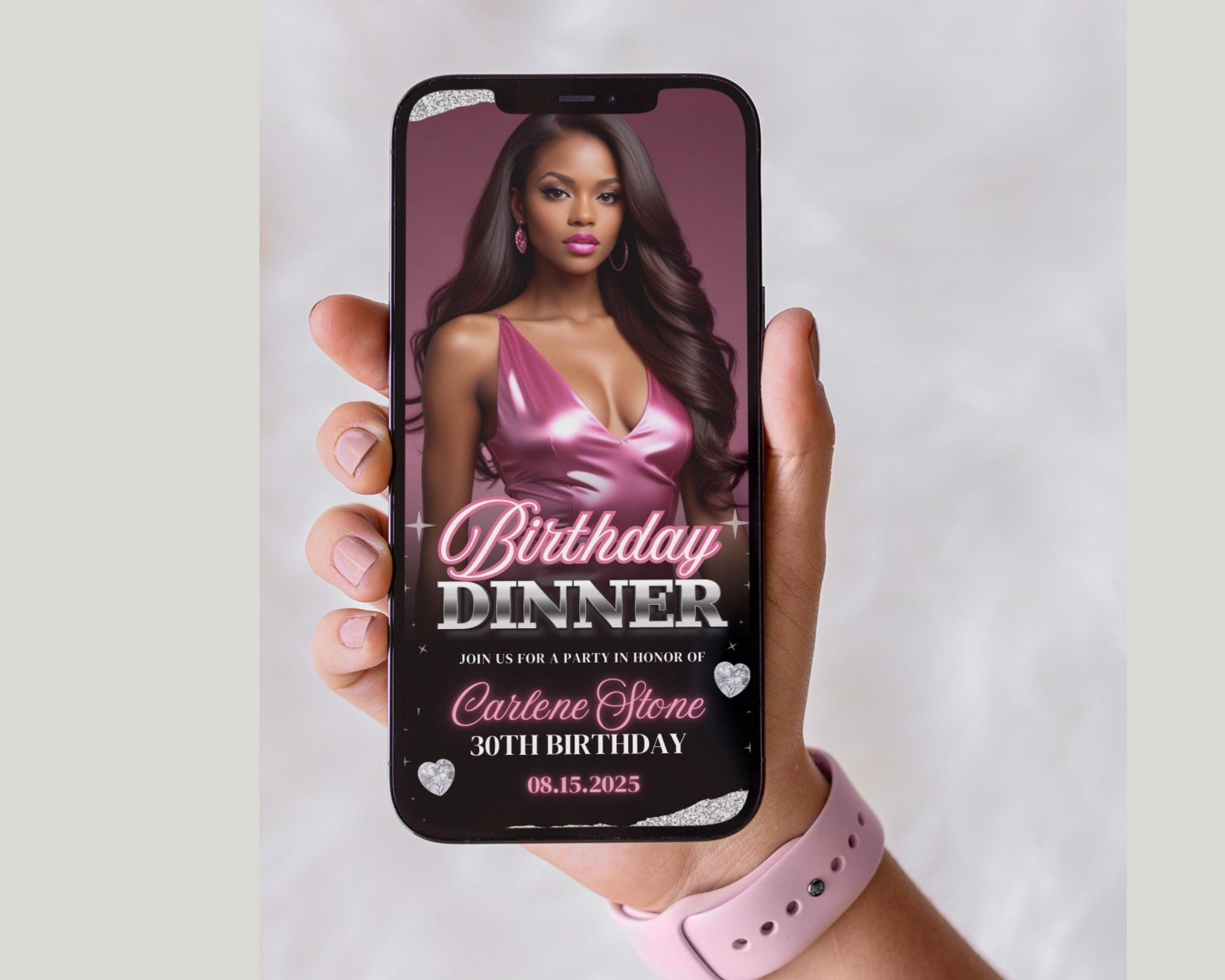 Animated Invite
Birthday Invitation
Digital Invite
Video Invitation
Birthday Dinner
Pink Birthday
Glam Birthday
Editable Template
QR Code Invite
Party Invitation
Electronic Invite
Milestone Birthday
30th Birthday
Women&#39;s Birthday
Party Planner
Social Media Invite
Instant Download
Anniversary Invite