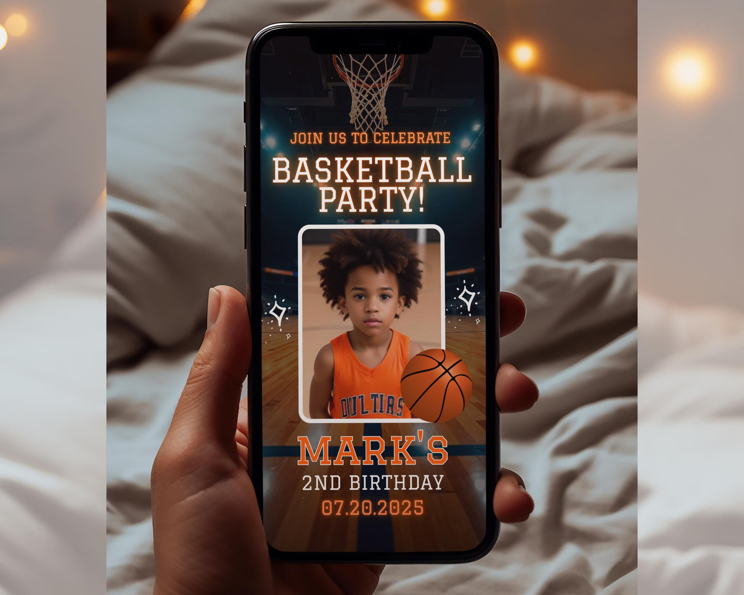basketball party
animated invite
digital invite
birthday invitation
sports party
basketball birthday
vip ticket
editable template
kids birthday
boy birthday
game day
electronic invite
instant download
party invitation
orange black
hoops party
basketball fan