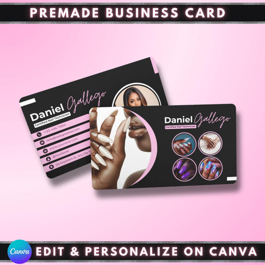Nail Tech Card
Business Card
Canva Template
Nail Technician
Instagram Card
Beauty Card
DIY Business
Nail Salon Card
Editable Card
Nail Artist
Lash Tech Card
Hair Business
Makeup Artist