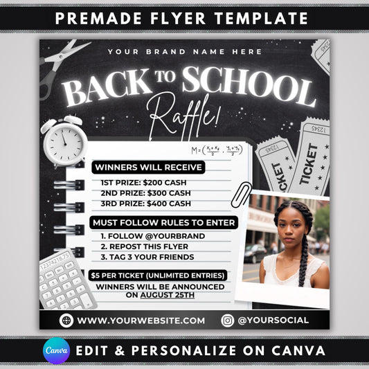 back to school flyer  
back 2 school flyer  
raffle flyer template  
canva raffle flyer  
giveaway flyer  
editable canva flyer  
beauty salon flyer  
hair business flyer  
canva hair flyer  
back to school raffle  
school giveaway flyer  
hair stylist flyer  
promotion flyer template
