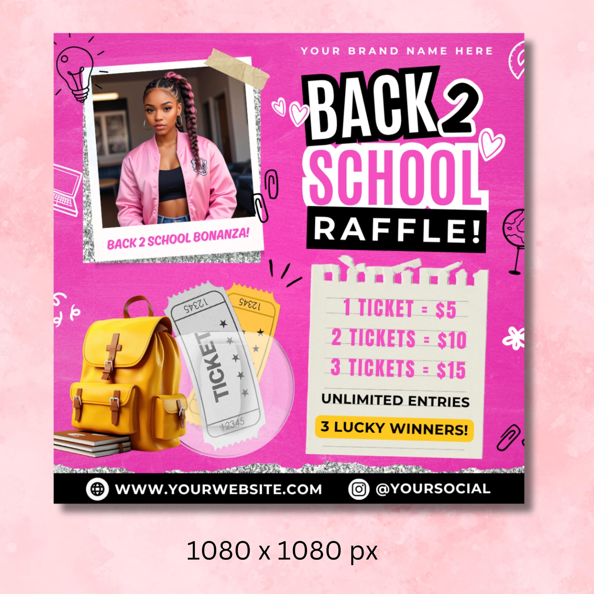 Back to School
Hair Specials
Hair Stylist
Beauty Flyer
Editable Template
Digital Flyer
Canva Template
Bookings Available
Flash Sale
Raffle Flyer
Student Discount
Kids Hair
Braider Marketing
Salon Promotion
Hair Salon Back to School Flash Sale Promotion
Beauty Business Back to School Marketing Kit Editable
Student Haircut & Style Discount Flyer
Kids Back to School Hair Braiding Flyer
Back to School Hair Services