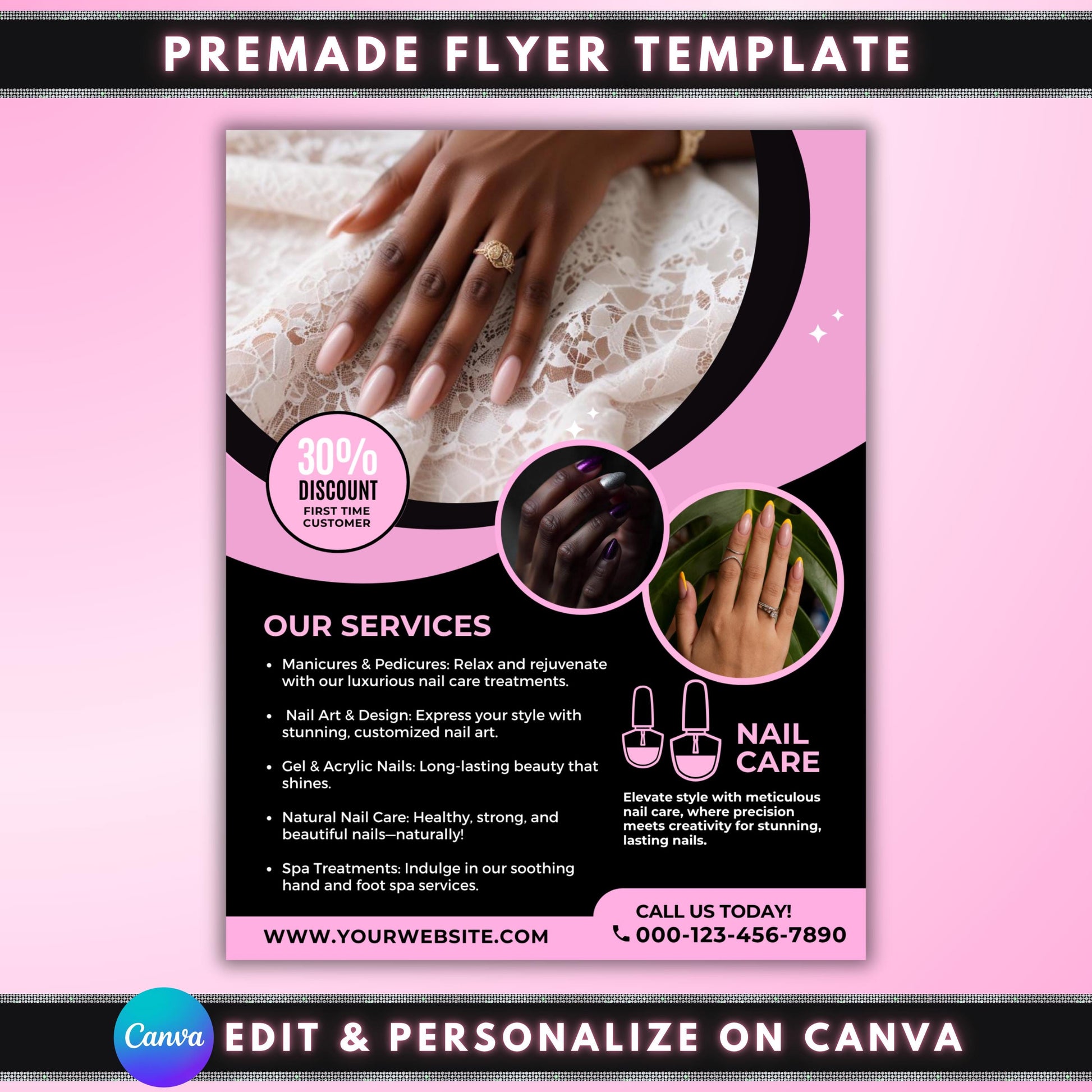 Nail Menu
Price List
Nail Salon
Canva Template
Services Flyer
Editable Flyer
Beauty Salon
Price Sheet
Nail Art Menu
Salon Services
Digital Flyer
DIY Flyer
Nail Business