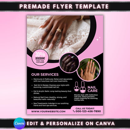 Nail Menu
Price List
Nail Salon
Canva Template
Services Flyer
Editable Flyer
Beauty Salon
Price Sheet
Nail Art Menu
Salon Services
Digital Flyer
DIY Flyer
Nail Business