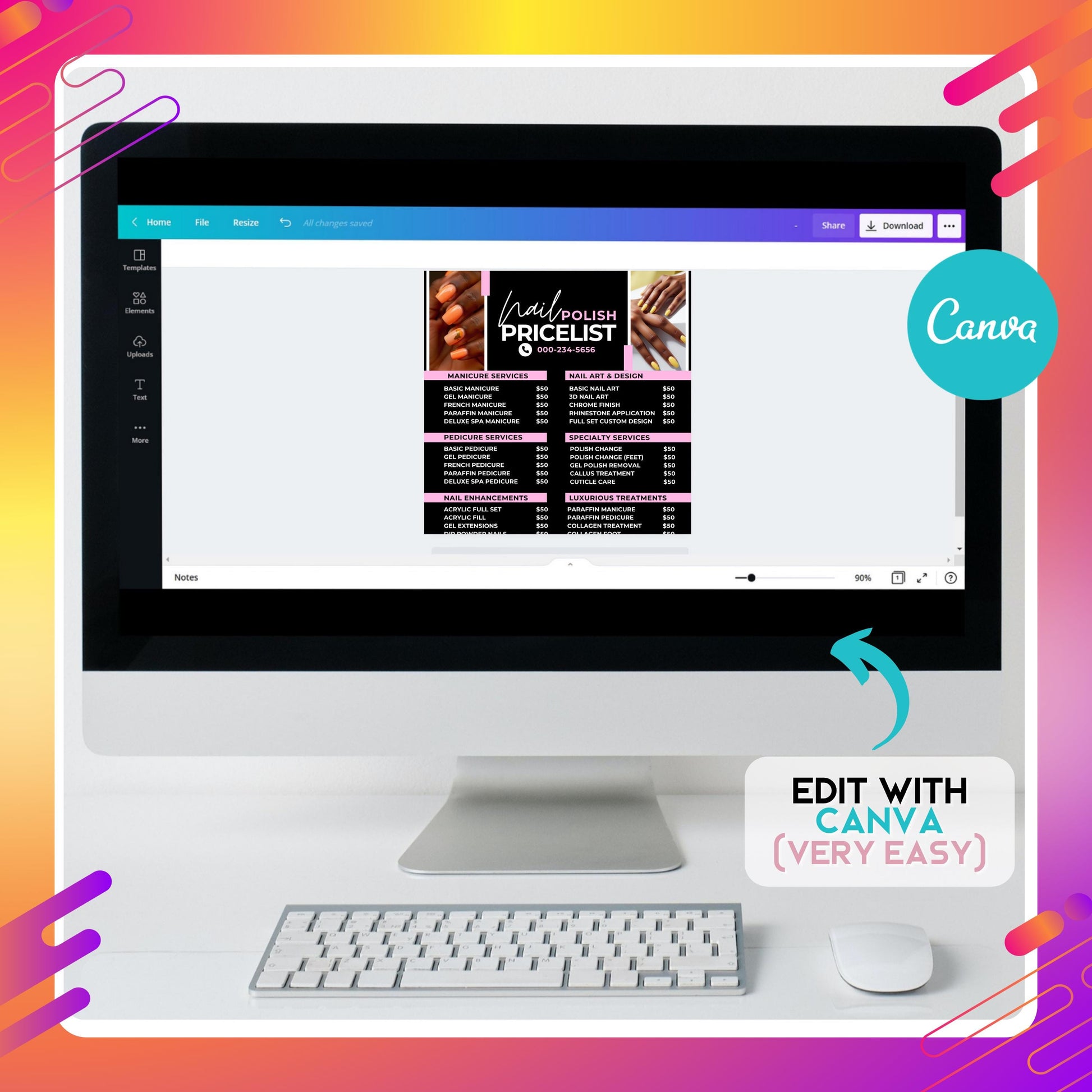 nail price list flyer
nail tech pricelist
editable nail flyer
canva price list
nail salon flyer
nail business flyer
nail services menu
price list template
salon service list
nail tech template
canva salon flyer
beauty salon price list
nail salon menu flyer