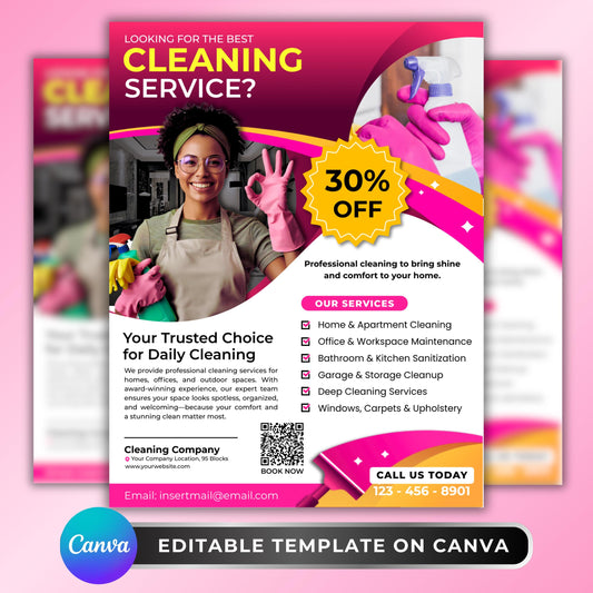 cleaning service flyer
cleaning business flyer
editable cleaning flyer
canva cleaning template
housekeeping flyer
maid service flyer
janitorial flyer
commercial cleaning flyer
house cleaning flyer
business flyer template
cleaning marketing flyer
editable flyer for cleaners
professional cleaning flyer