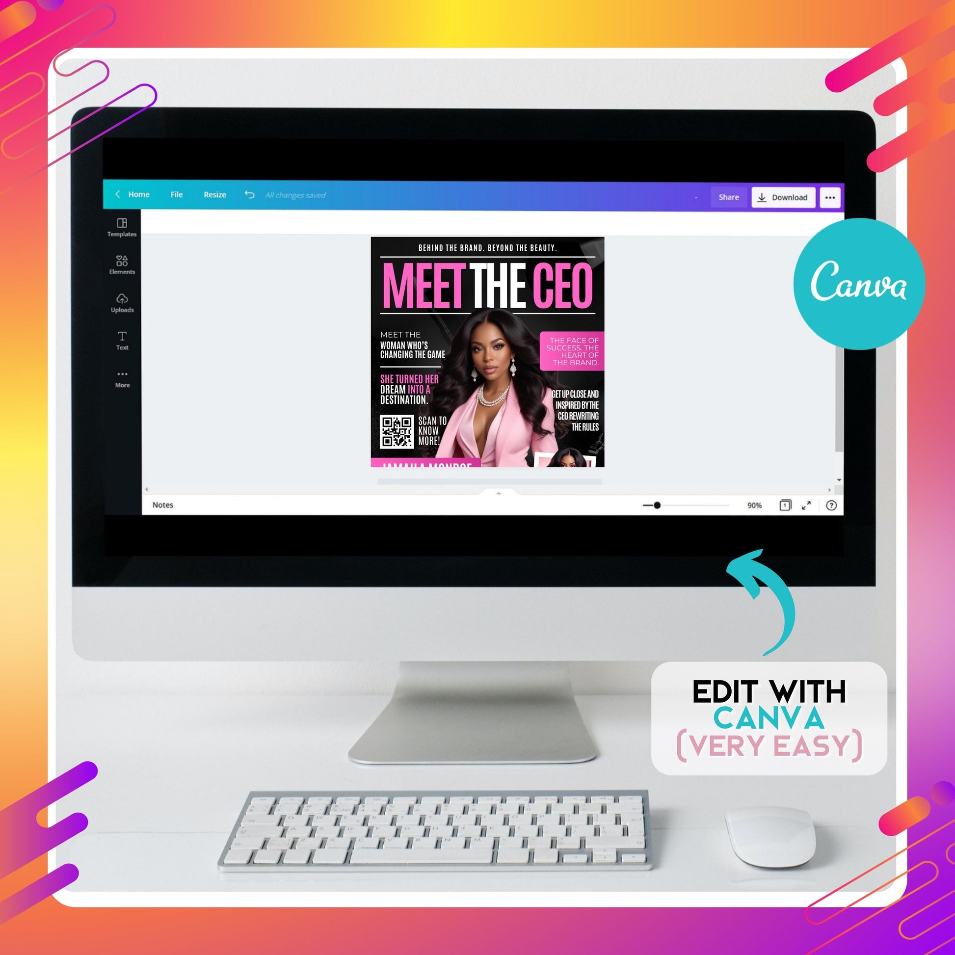 meet the ceo flyer  
magazine style flyer  
canva magazine template  
editable ceo flyer  
branding flyer template  
small business flyer  
business owner flyer  
canva flyer template  
diy owner flyer  
women in business flyer  
entrepreneur flyer  
personal branding flyer  
magazine style design