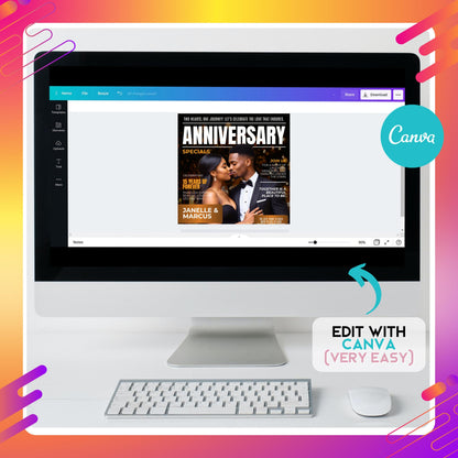 anniversary flyer
magazine theme flyer
editable canva flyer
romantic flyer template
diy celebration invite
black couple anniversary
editable invitation template
canva anniversary invite
digital party flyer
modern love flyer
event invitation template
premade flyer design
romantic event invite