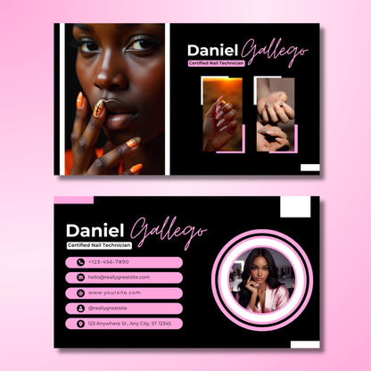 Nail Tech Card
Business Card
Canva Template
Nail Technician
Instagram Card
Beauty Card
DIY Business
Nail Salon Card
Editable Card
Nail Artist
Lash Tech Card
Hair Business
Makeup Artist