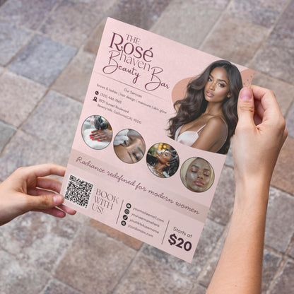 Beauty salon flyer
Spa price list template
Hair salon service menu
Lash tech flyer template
Nail salon price list
Esthetician flyer template
Salon price sheet
Hair stylist flyer
Modern salon flyer
Service menu template
Editable beauty salon flyer template, 2 page price list for spa, hair, nails, and lash services
Modern Canva beauty service menu template for hairstylist, lash tech, nail artist, and esthetician
Printable and digital beauty salon flyer design with customizable text and photos