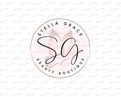 Beauty Logo Set Template, 3x Premium Salon Boutique Logo, Feminine Branding Kit, Modern Butterfly Logo Design, Editable Hair Lash Spa Logo