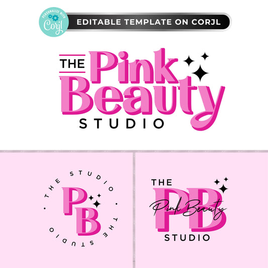 Retro pink beauty logo set, editable premade boutique logo bundle for salons, lash techs, and clothing brands.
DIY pink retro logo kit, three coordinating logo templates for beauty, boutique, and small business branding.
Premade retro boutique logo design in pink, perfect for lash techs, nail salons, hairstylists, and clothing shops.
Editable pink beauty and boutique logo bundle, stylish retro branding set for fashion and service-based businesses.