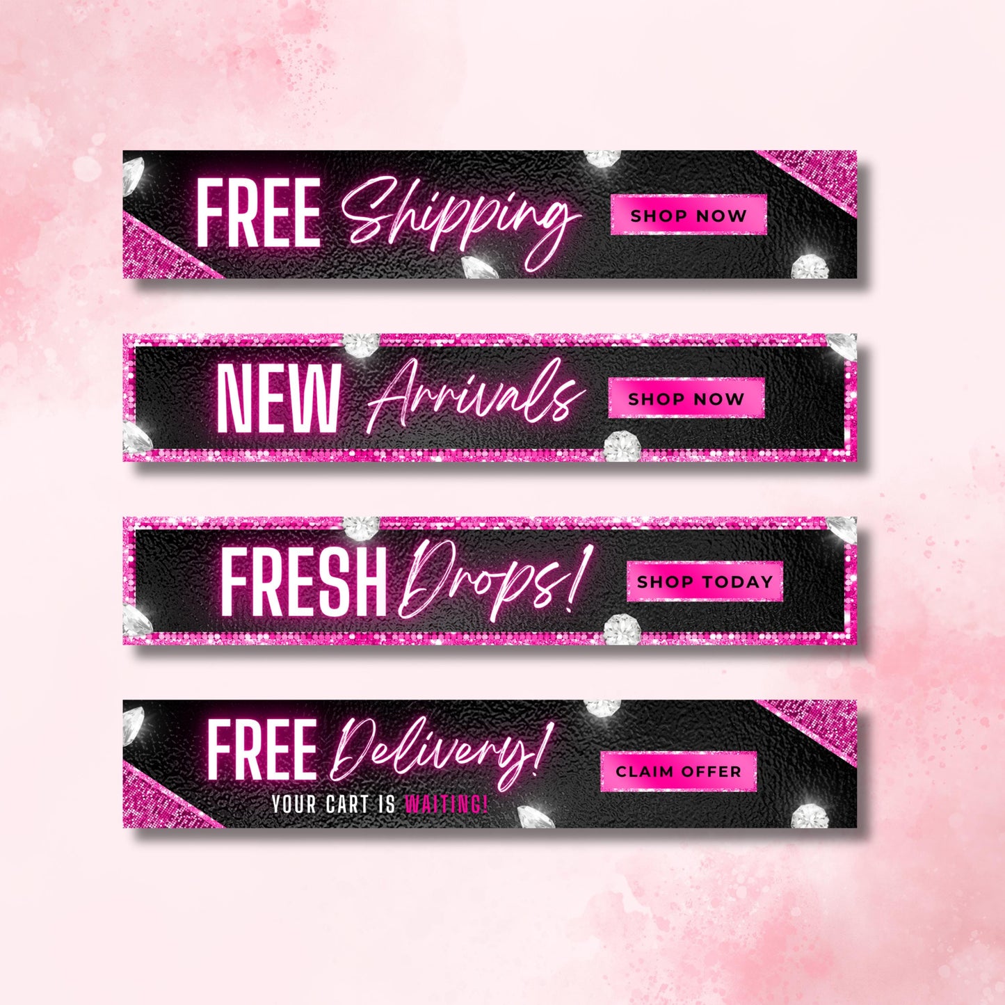 “editable glam website banner set for shopify and wix beauty stores, canva web templates.”

“website banners for boutique and lash businesses, editable canva templates.”

“professional shopify and wix banner designs for beauty brands.”

“glam website template pack for hair and lash businesses.”

“editable web banner templates for online boutiques and e-commerce stores.”