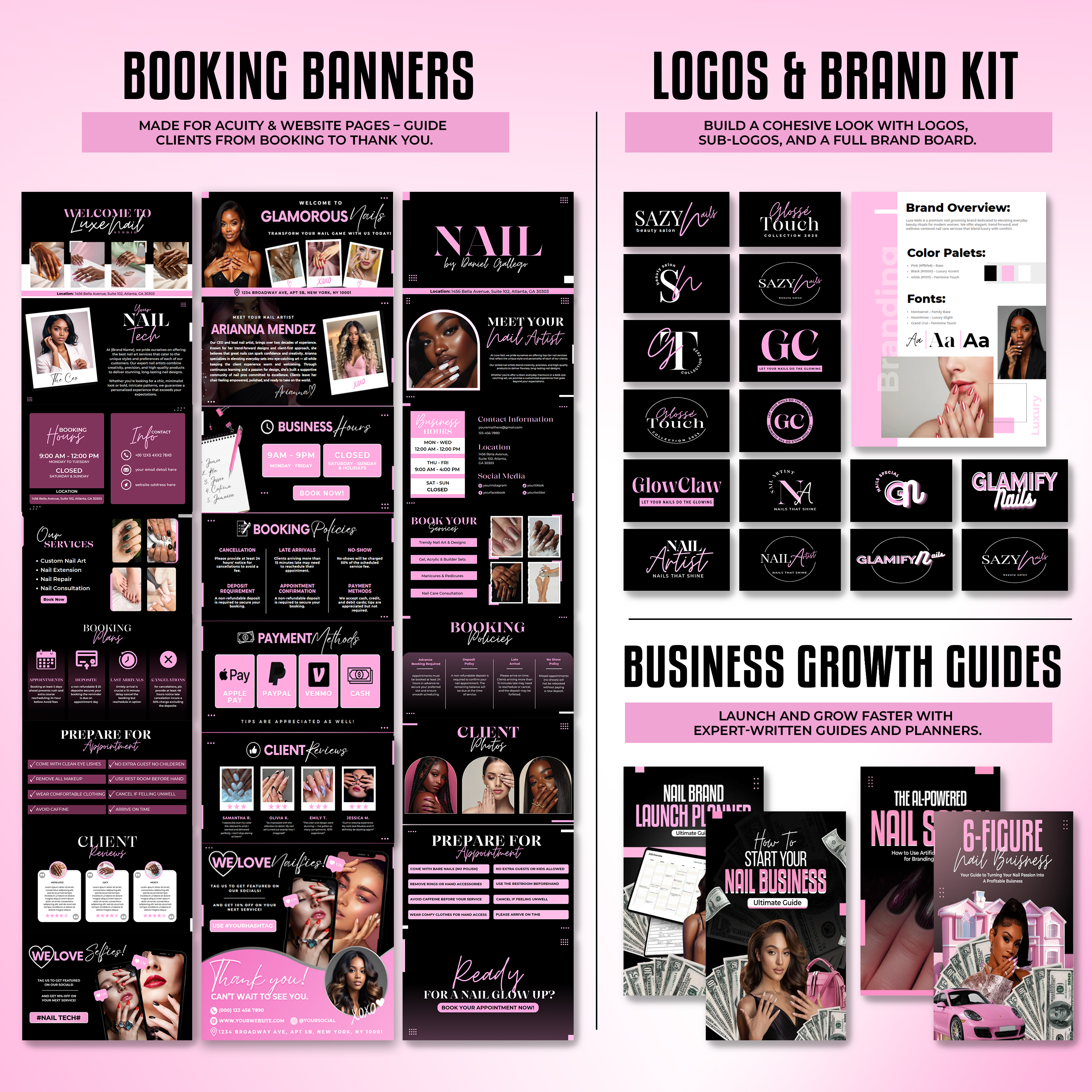 Ultimate Nail Business Template Bundle