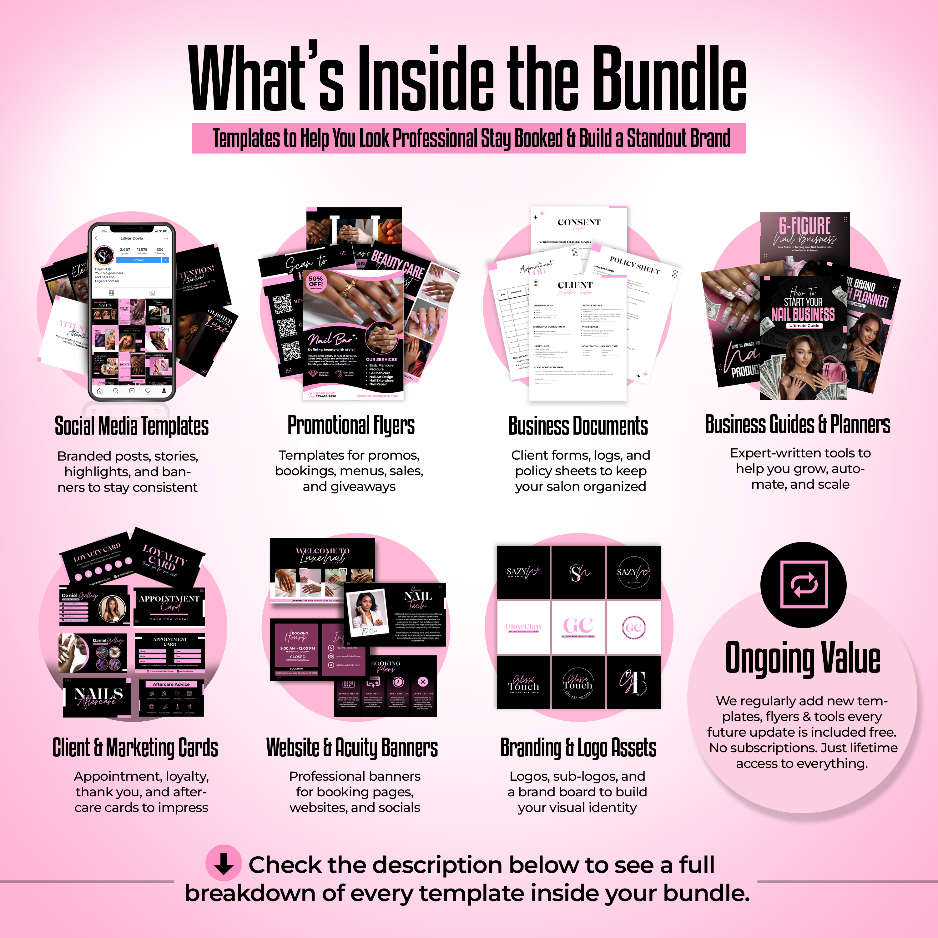 Ultimate Nail Business Template Bundle