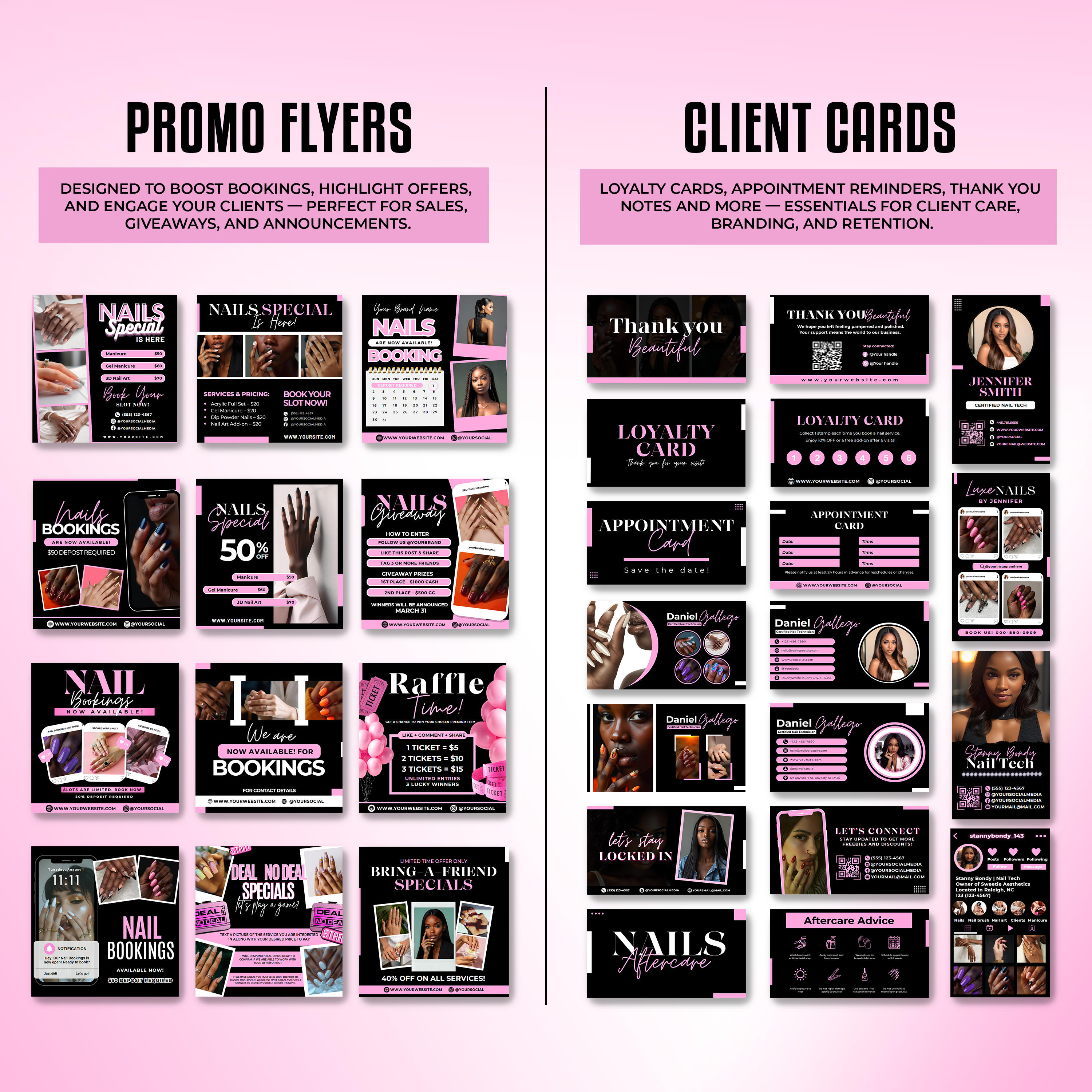 Ultimate Nail Business Template Bundle