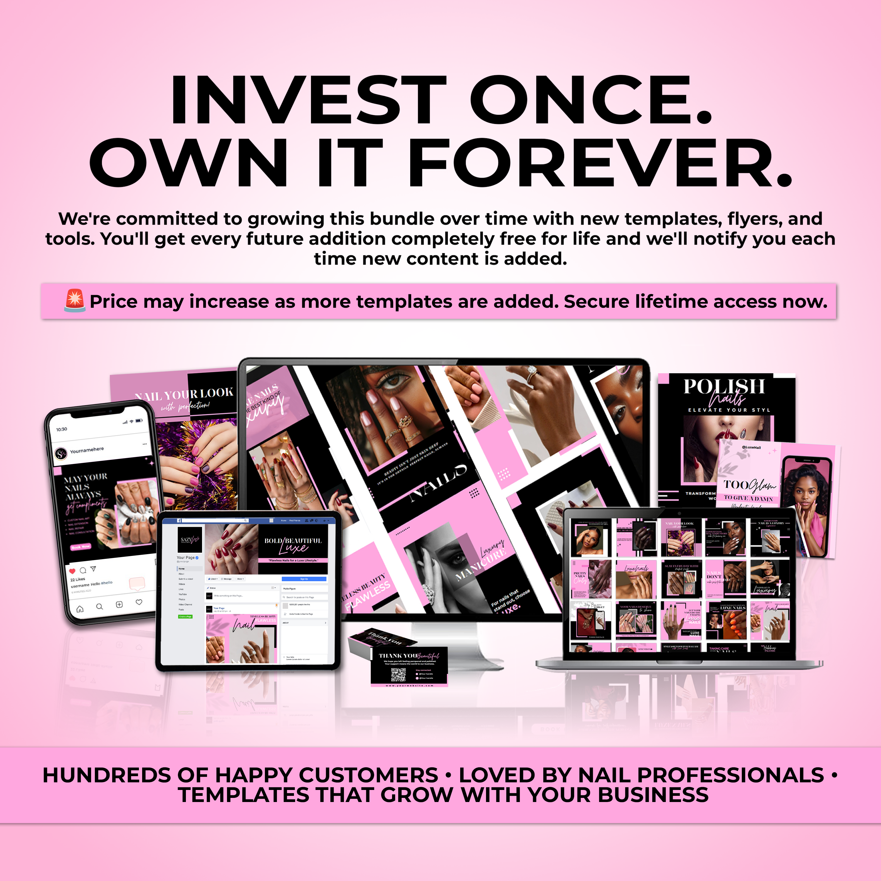 Ultimate Nail Business Template Bundle