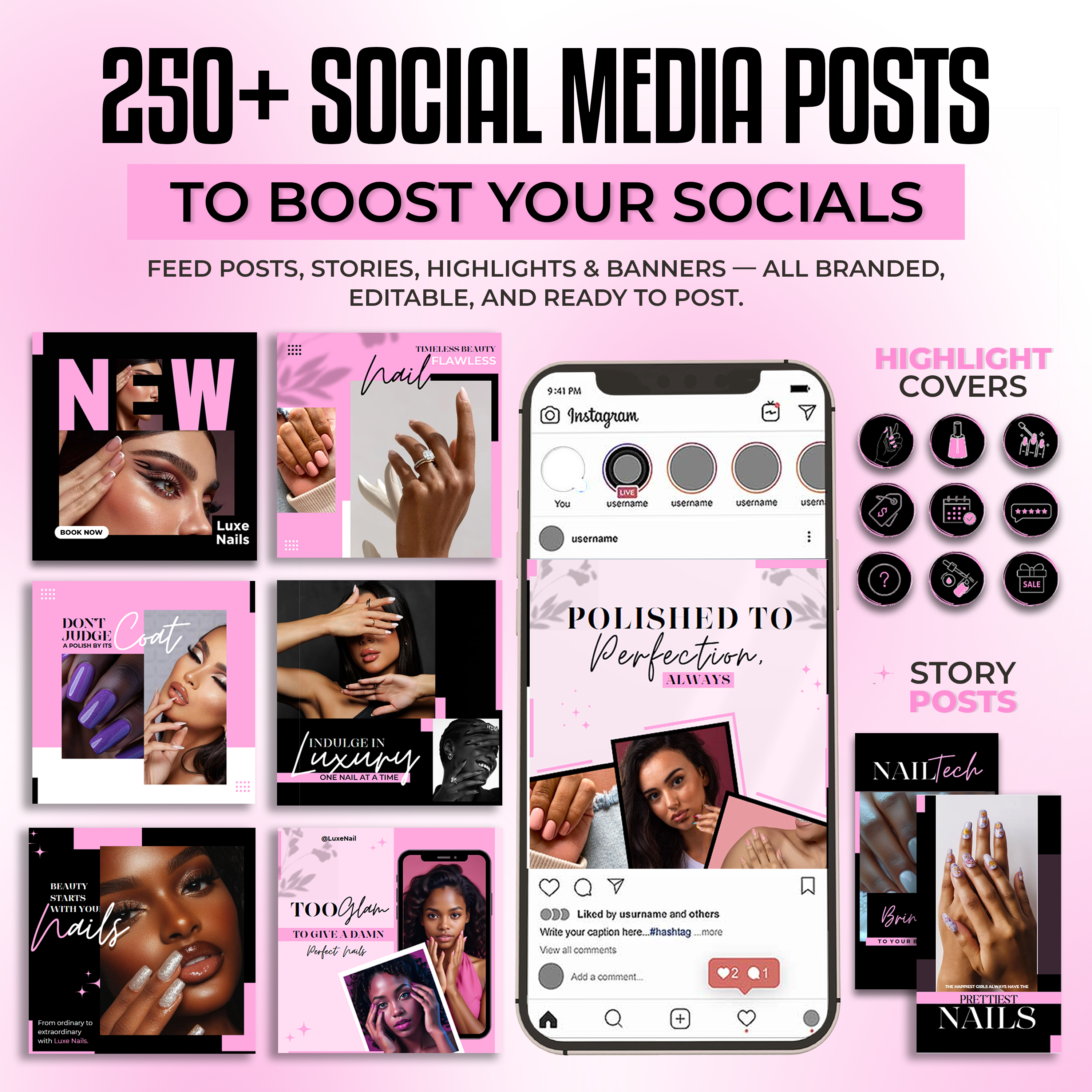 Ultimate Nail Business Template Bundle